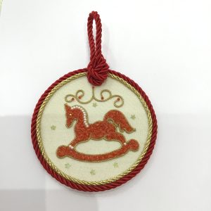 Ornement noël corail
